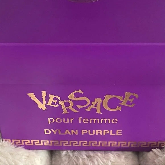 Versace Purple Gift Set with Gold Accents - Picture 5 of 6